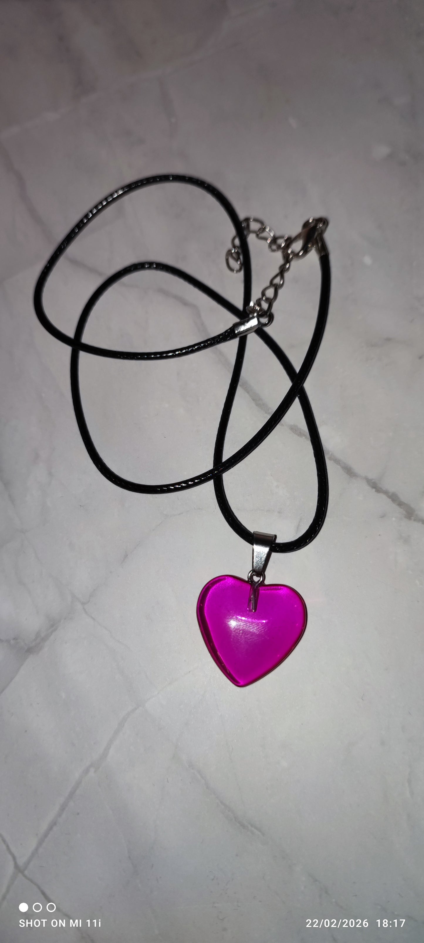 Collier avec cœur 💓