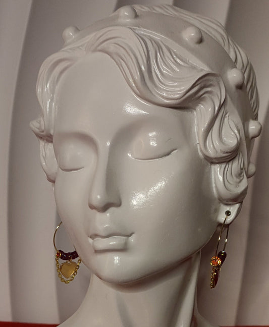 Boucles d'oreilles ( Saint-Valentin)