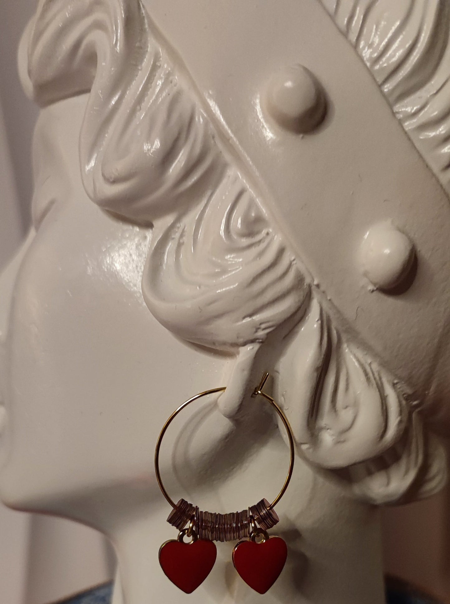 Boucles d'oreilles ( La saint- Valentin)