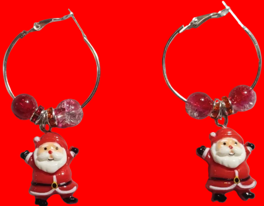 Boucles d'oreilles de Noël