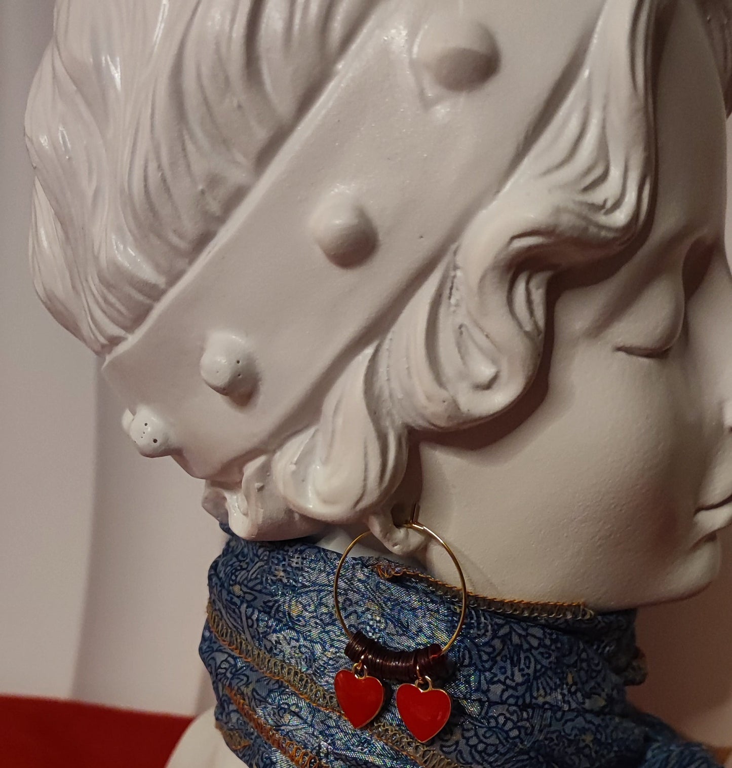 Boucles d'oreilles ( La saint- Valentin)